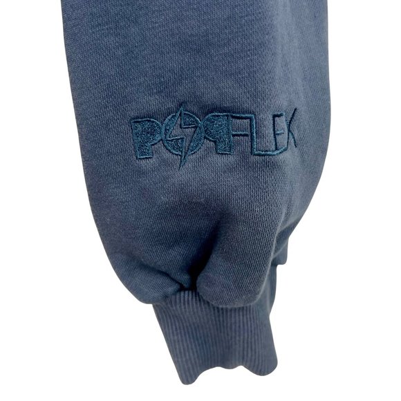 Popflex Denim Blue Pullover Cloud Hoodie - Picture 6 of 16